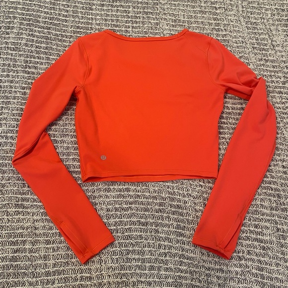 Lululemon Wunder Train Cropped Long Sleeve - Picture 4 of 5